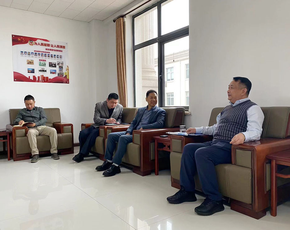 合作商会朱书广带队前往徐官屯街道进行走访调研