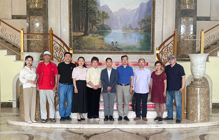 天津市易货贸易协会一行来我商会洽谈合作~
