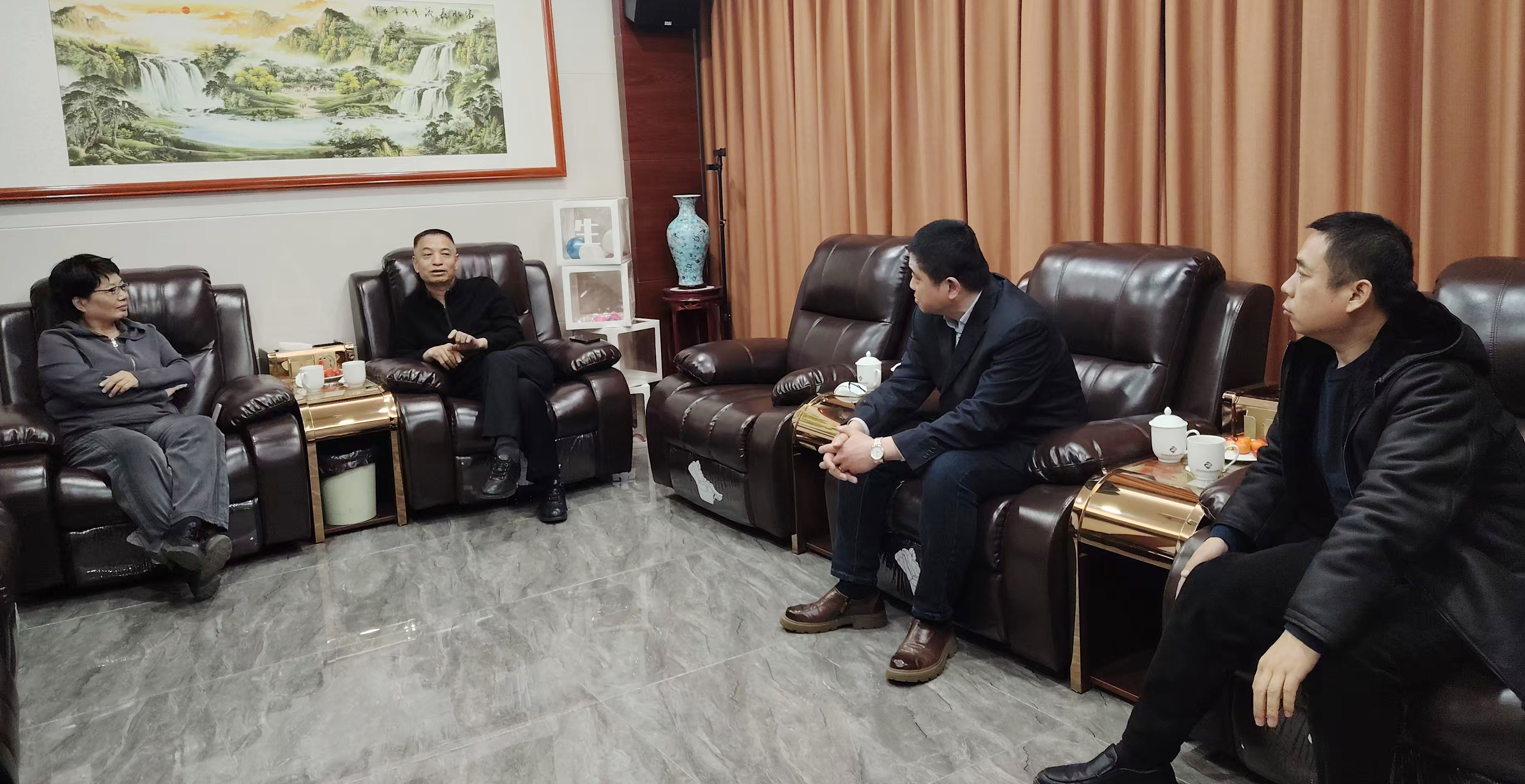武清区工商联主席李红梅带队到我商会开展调研走访活动